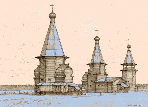 Юрий Ушаков деревянная архитектура русского севера