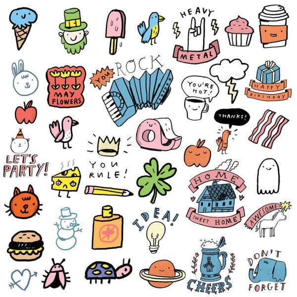 Наклейки для срисовки