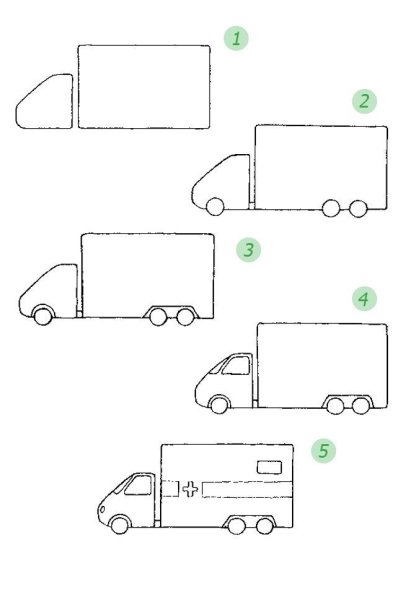 Схема рисования машины