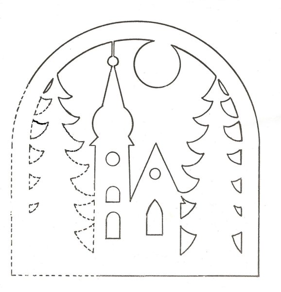 Трафарет "новогодний"