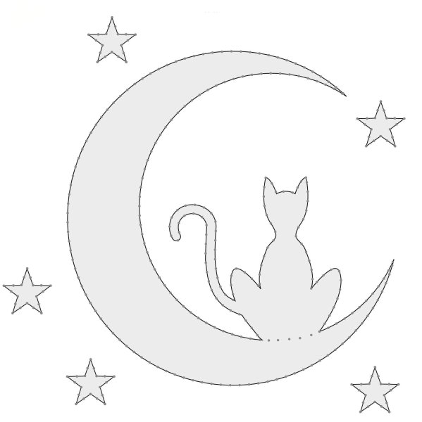 Простые новогодние вытынанки для детей