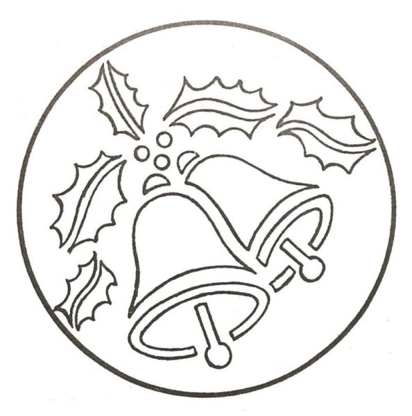 Трафарет домика для вырезания