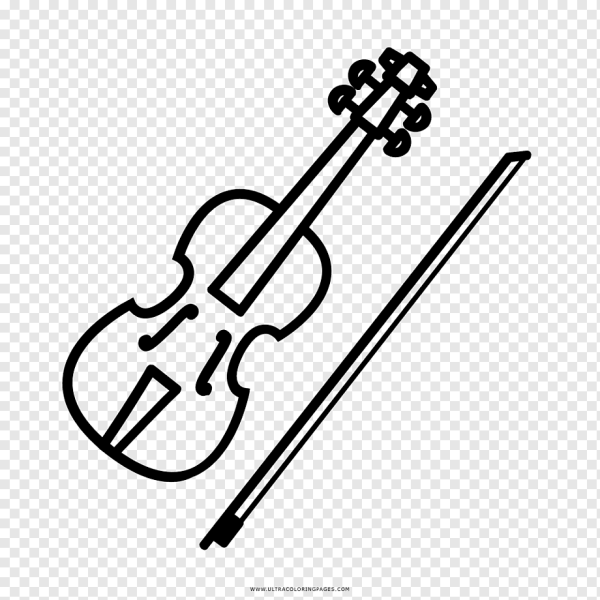 Скрипка контур