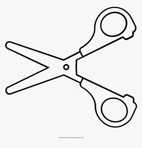 Ножницы раскраска