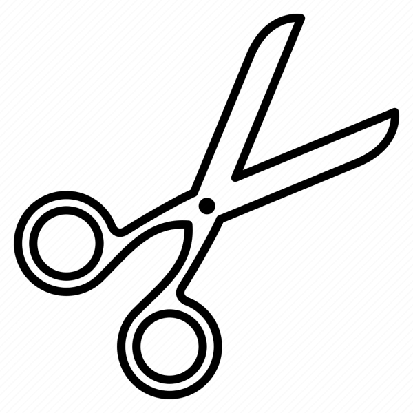 Очертания ножниц