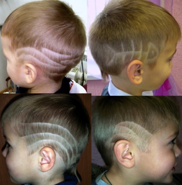 Выстриг паутина сбоку