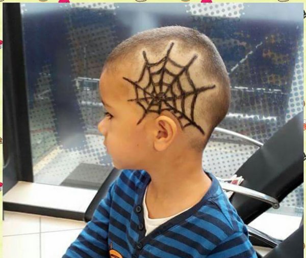 Рисунки на волосах для мальчиков