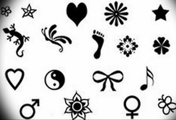 Легкие тату ручкой