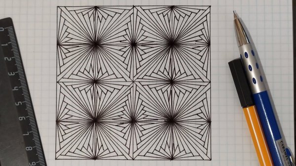 Рисунки по линейке