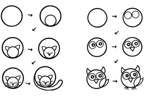 Рисунки из кругов