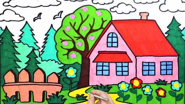 Детские рисунки дошкольников