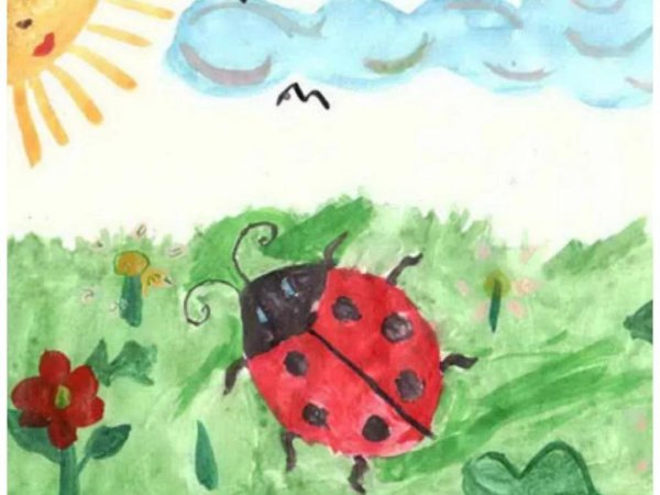 Рисунок на тему детский сад