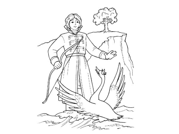 Рисование сказка о царе Салтане в подготовительной группе