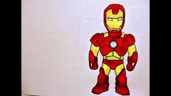 Рисунки железного человека легко