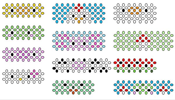 Схемы для бисероплетения для начинающих пошагово