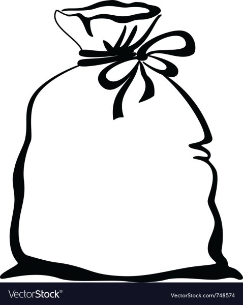 Мешок раскраска