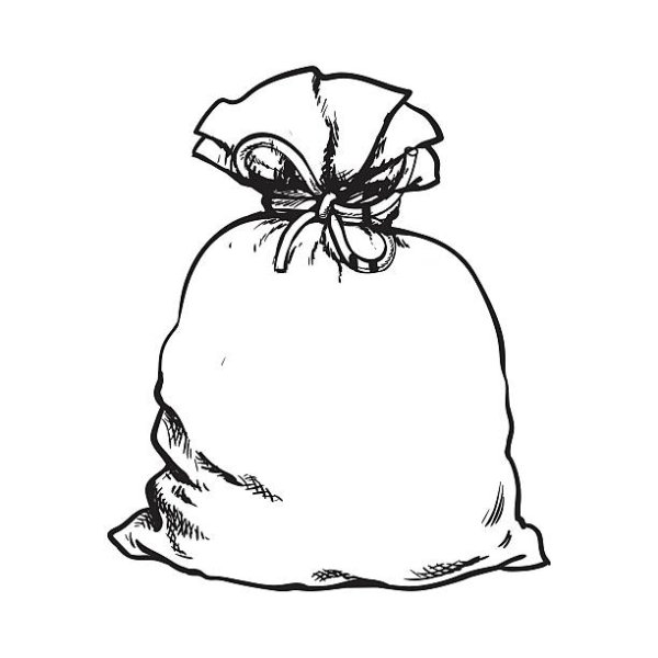 Мешок раскраска