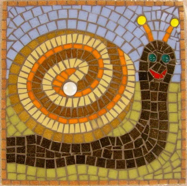 Улитка мозаика для детей