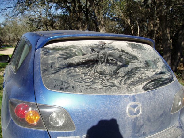 Скотта Уэйда рисование на машинах