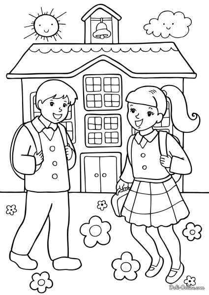 Раскраски для первоклассников