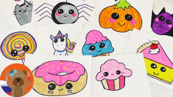 Рисунки котов для срисовки