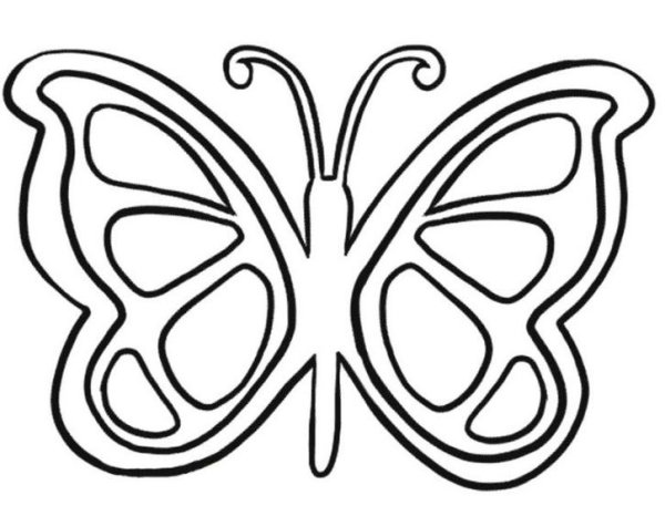 Бабочка рисунок для детей