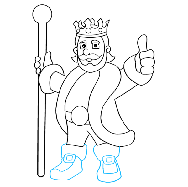 Король раскраска для детей