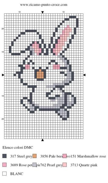 Схема для вышивки крестиком для начинающих маленькие для детей