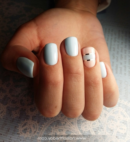 Маникюр на маленькие ногти