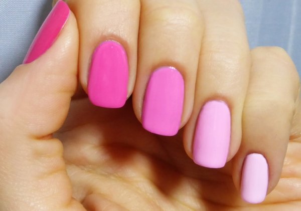 Ногти короткие