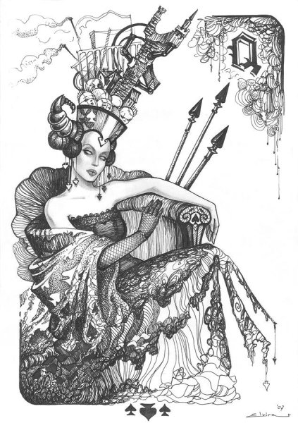 Тату Пиковая дама