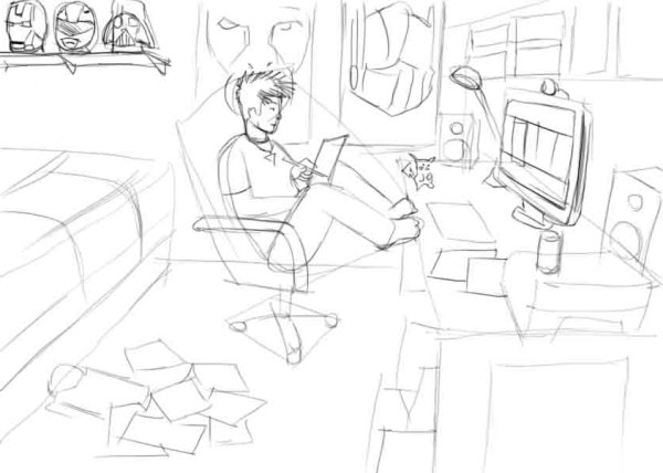 Наброски людей