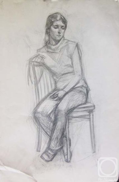 Человек в интерьере эскизы