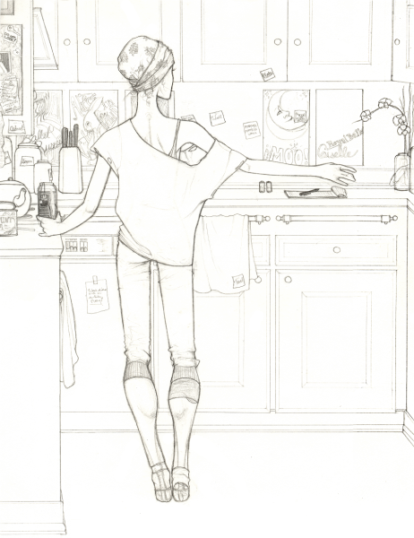 Зарисовки людей на улице