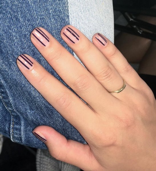 Матовый маникюр на длинные ногти