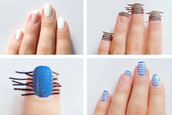 Современные рисунки на ногтях