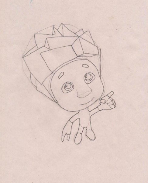 Фиксики рисунок карандашом