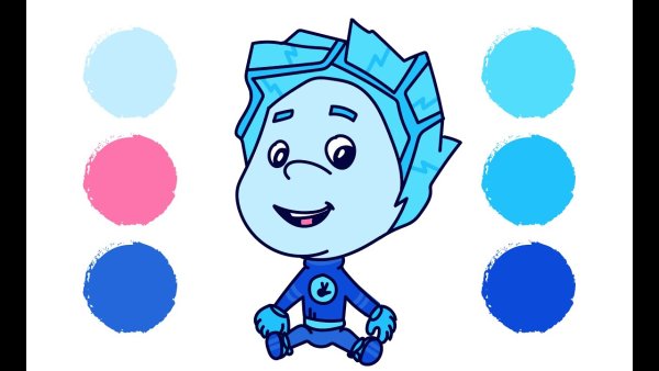 Фиксики Симка рисунок карандашом