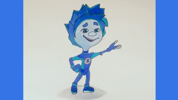 Раскраски для детей 4 года Фиксики Нолик