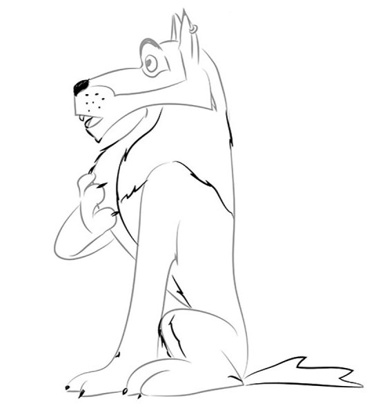 Иван Царевич и серый волк раскраска