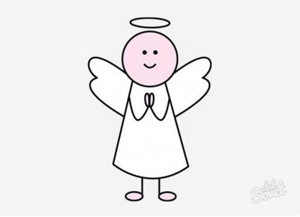 Ангел нарисовать