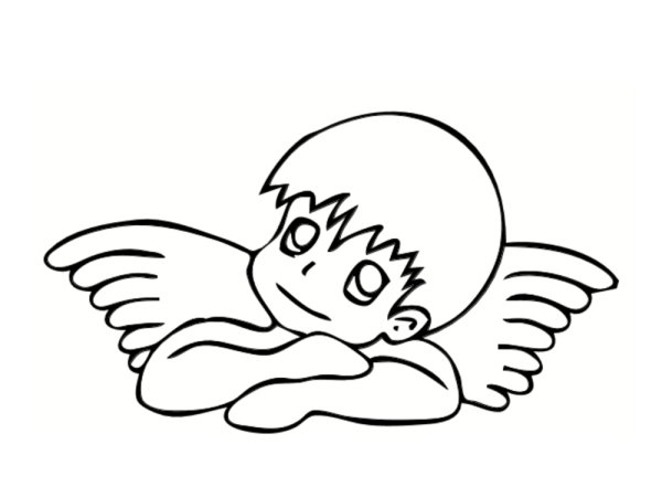 Ангелочки для срисовки