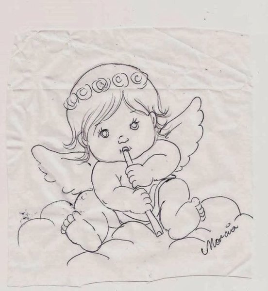 Ангел рисунок