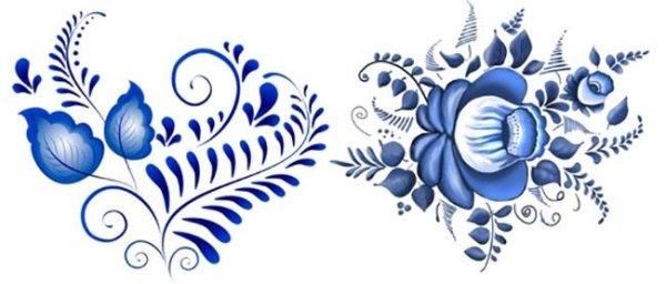 Гжель основные элементы росписи для детей