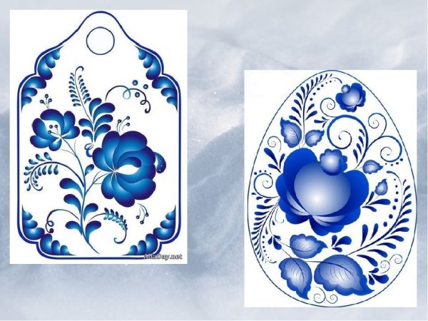 Техника гжельской росписи