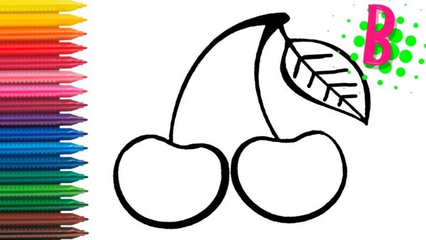 Цветы. Раскраска для малышей