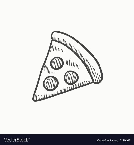 Рисовать фломастерами пицца