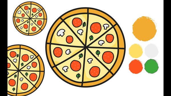 Пицца стилизация
