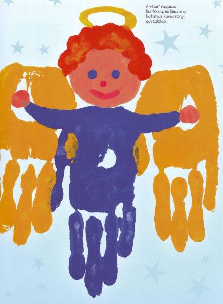 Птицы из ладошек рисование