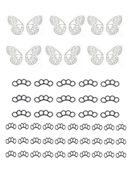 Трафарет для украшения торта шоколадом